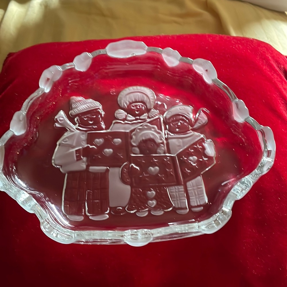 “Sweet candy dish”glass, brand new,in a box